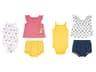 Baby meisjes zomerset 3-delig, van zuiver biologisch katoen