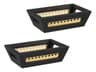 Opbergmand (Set van 2 manden S, zwart)