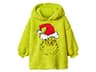 Pluche oversized kinder kersthoodie The Grinch