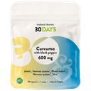 Holland & Barrett 30DAYS Kurkuma Met Zwarte Peper 600mg - 30 capsules
