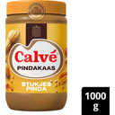Calve Pindakaas Stukjes Pinda 1000 g
