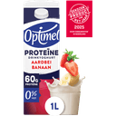 Optimel Proteïne Drinkyoghurt Aardbei Banaan 0% Vet 1L