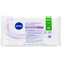NIVEA 3-in-1 Sensitive Reinigingsdoekjes - 25 stuks - Make-up Remover Doekjes - Gezichtsreiniger - Voor de gevoelige huid